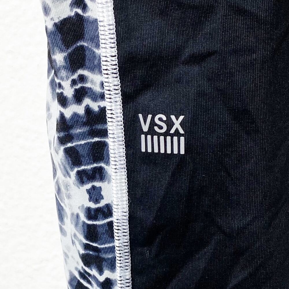 Victoria's Secret Tie Dye Black XS Women Workout Leggings - Picture 3 of 4